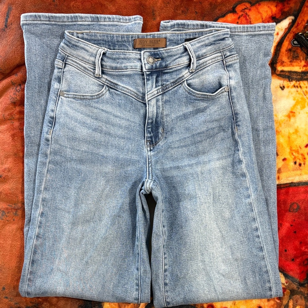Judy Blue Wide Jeans - Picture 3 of 8